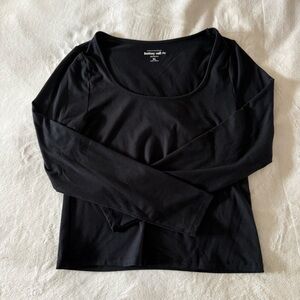 Aeropostale Buttery Soft Black Long Sleeve Tee